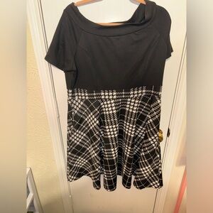 2XL Boatneck Dress with Pockets